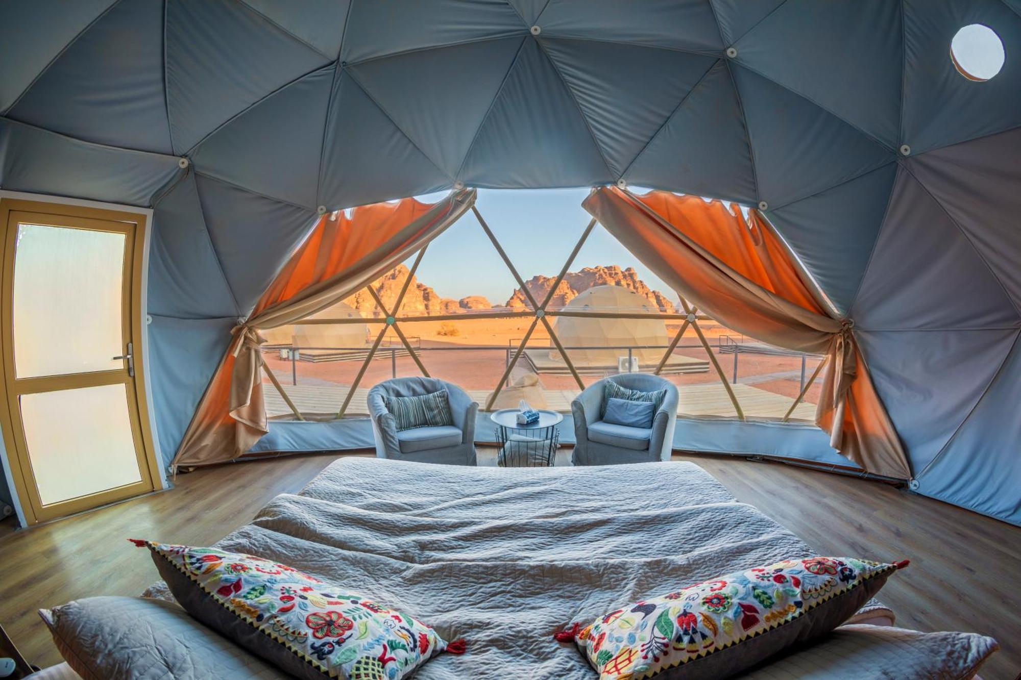 Wadi Rum Mundo Camp Aqaba Exteriör bild