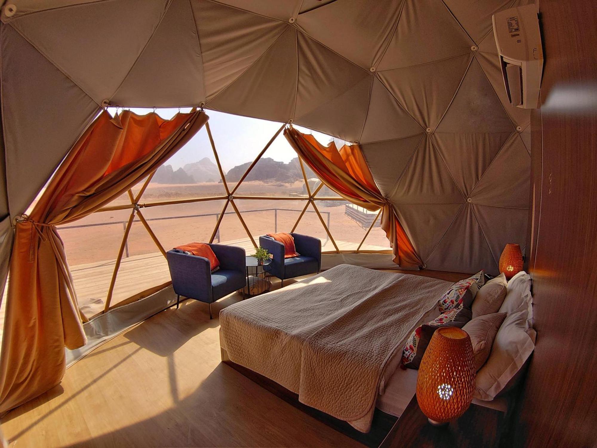 Wadi Rum Mundo Camp Aqaba Exteriör bild